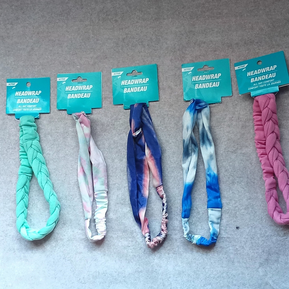 Headbands Colorful Headwrap Bandeau Set of 5